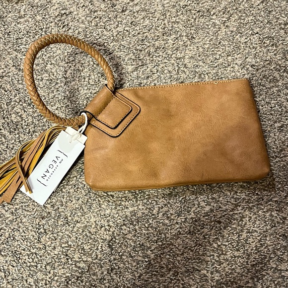 Metro Muse tan clutch purse vegan - Picture 1 of 3